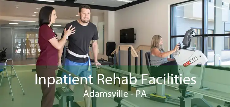 Inpatient Rehab Facilities Adamsville - PA